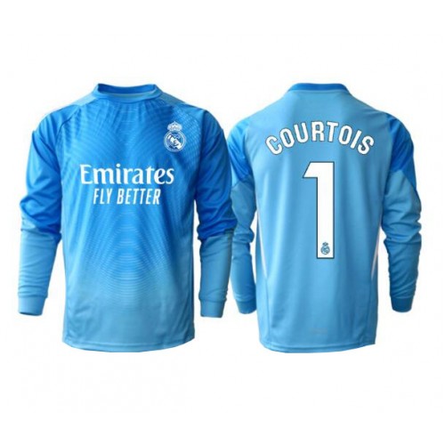 Real Madrid Thibaut Courtois #1 Målmand Hjemmebanetrøje 2025-26 Langærmet